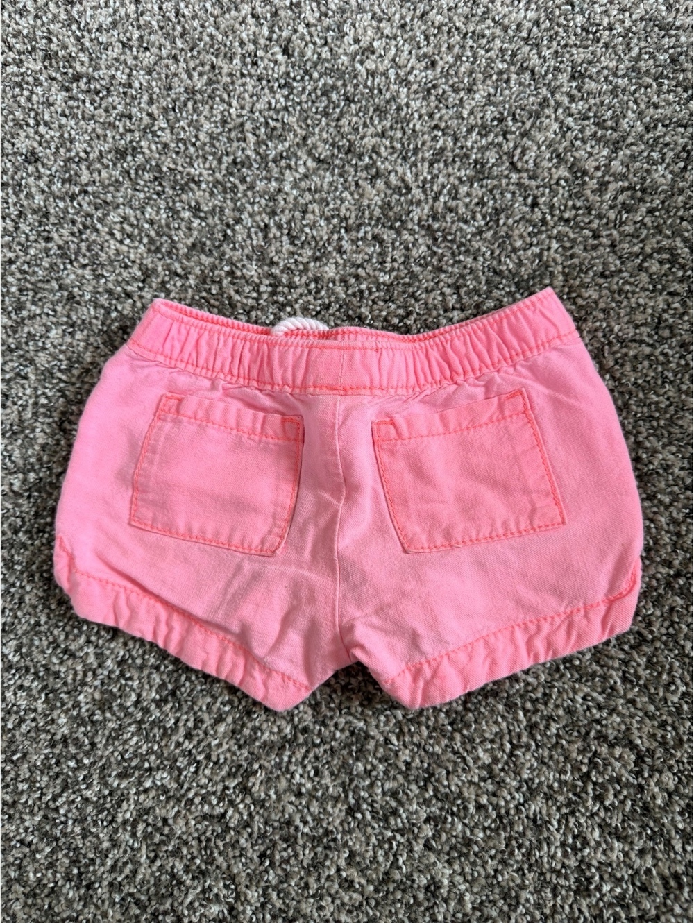 5/$10 OshKosh pink baby shorts Size 9 Months - Picture 2 of 3